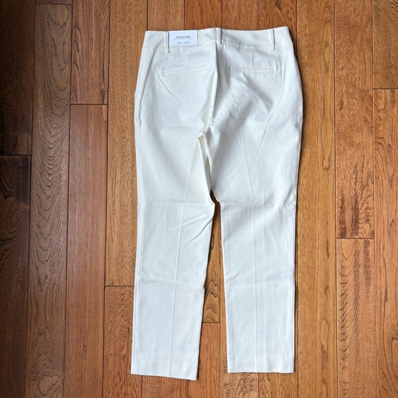Ann Taylor Women’s Winter White Straight-Leg Ankle Pants Size 4 NWT - Picture 5 of 6